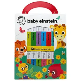 BABY EINSTEIN MI PRIMERA BIBLIOTECA: 12 LIBROS DE CARTÓN