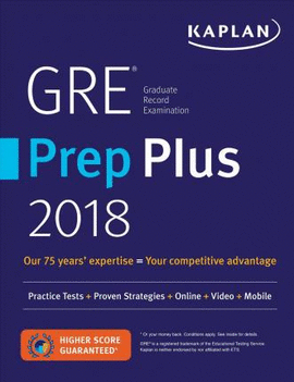 GRE PREP PLUS 2018