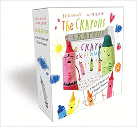 THE CRAYONS: A SET OF BOOKS AND FINGER PUPPETS