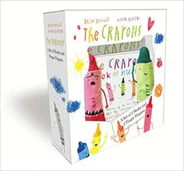 THE CRAYONS: A SET OF BOOKS AND FINGER PUPPETS