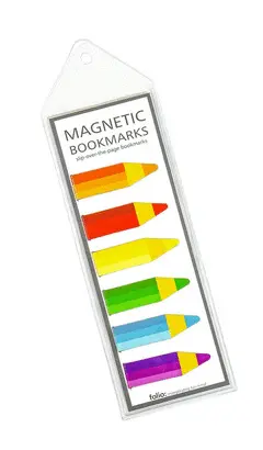 MAGNETIC COLORED PENCIL  BOOKMARKS  6