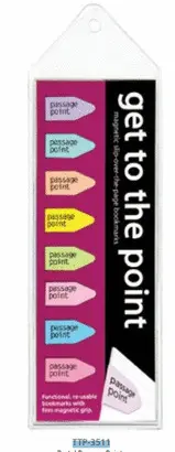 GET TO THE POINT PASSAGE POINT PASTEL BOOKMARKS