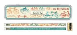 VINTAGE BICYCLES PENCIL SET