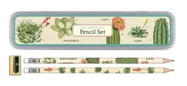 PS/SUC SUCCULENTS PENCIL SET 10 PENCILS & SHARPENER