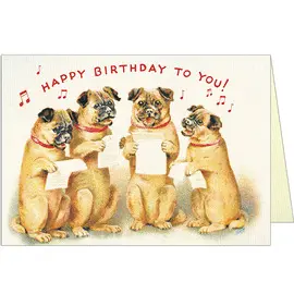 GC/HBDOG4 HAPPY BIRTHDAY DOG 4 GREETING CARD