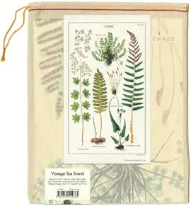 FERNS VINTAGE TEATOWEL