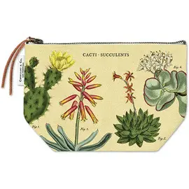 POUCH/SUC CACTI & SUCCULENTS VINTAGE POUCH