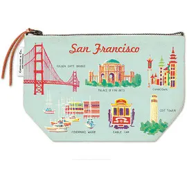 POUCH/SF SAN FRANCISCO VINTAGE POUCH