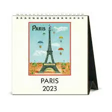 DESK CALENDAR PARIS