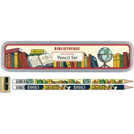 PS/BOOK LIBRARY BOOKS PENCIL SET