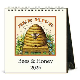 CAL25-7 BEES & HONEY 2025 DESK CALENDAR