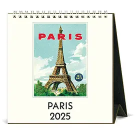 CAL25-16 PARIS 2025 DESK CALENDAR