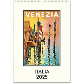 CAL25-39 ITALIA 2025 WALL CALENDAR