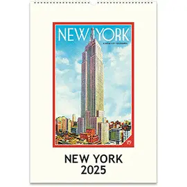 CAL25-40 NEW YORK 2025 WALL CALENDAR