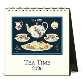 CAL26-2 TEA TIME 2026 DESK CALENDAR
