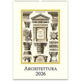 CAL26-34 ARCHITECTTURA 2026 WALL  CALENDAR
