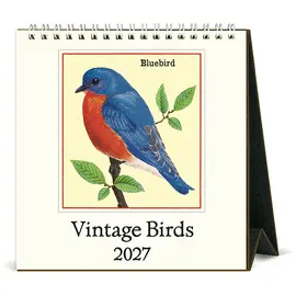 Birds 2027 Desk Calendar Calendario