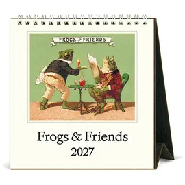 Frogs & Friends 2027 Desk Calendar Calendario