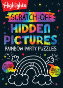 SCRATCH-OFF HIDDEN PICTURES RAINBOW PARTY PUZZLES
