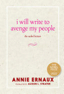 I WILL WRITE TO AVENGE MY PEOPLE