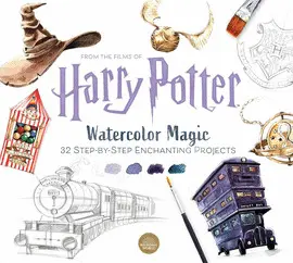 HARRY POTTER WATERCOLOR MAGIC