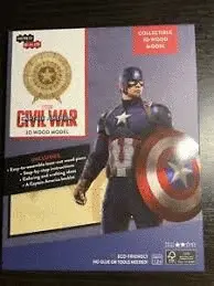 INCREDIBUILDS: MARVEL'S CAPTAIN AMERICA: CIVIL WAR 3D WOOD MODEL