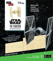 INCREDIBUILDS: STAR WARS: TIE FIGHTER 3D WOOD MODEL