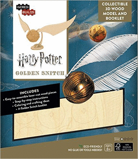 GOLDEN SNITCH 3D WOOD MODEL AND BOOKLET