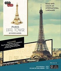 INCREDIBUILDS: PARIS: EIFFEL TOWER 3D WOOD MODEL
