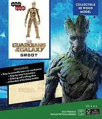 INCREDIBUILDS: MARVEL: GROOT: GUARDIANS OF THE GALAXY 3D WOOD MODEL