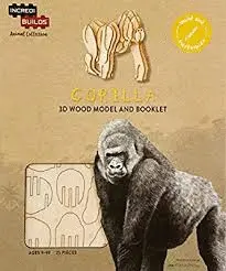 INCREDIBUILDS ANIMAL COLLECTION: GORILLA