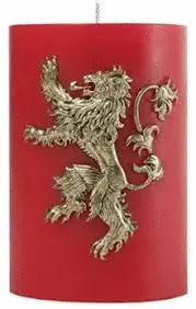 GAME OF THRONES: HOUSE LANNISTER SCULPTED SIGIL CANDLE