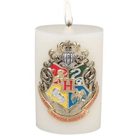 HARRY POTTER HOGWARTS SCULPTED INSIGNIA CANDLE