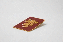 GAME OF THRONES: HOUSE LANNISTER SIGIL QUILLED CARD