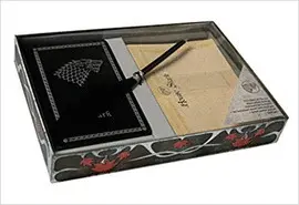 GAME OF THRONES: HOUSE STARK: DESKTOP STATIONERY SET