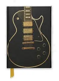 BLACK ELECTRIC GUITAR JOURNAL
