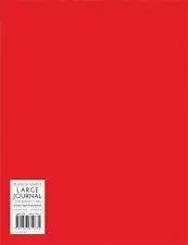 RED LARGE PLAIN & SIMPLE JOURNALS