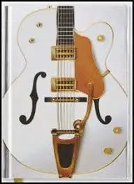 GRETSCH FALCON WHITE GUITAR POCKET JOURNAL