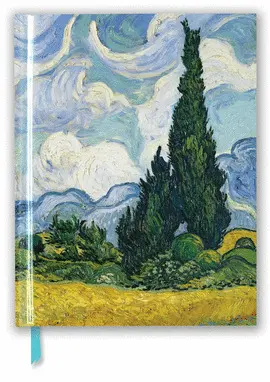 VINCENT VAN GOGH: WHEATFIELD WITH CYPRESSES SKETCH BOOK 
