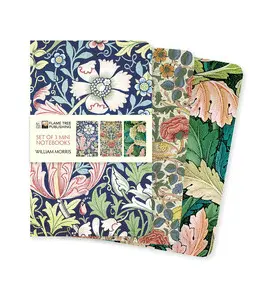 William Morris Set Of 3 Mini Notebooks (Shrinkwrapped)