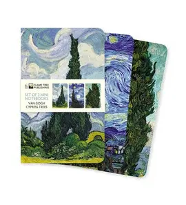 Vincent Van Gogh: Cypresses Mini Notebook Collection