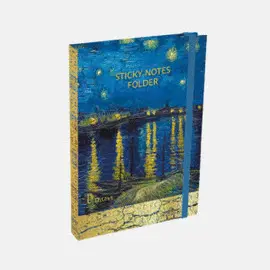 STICKY NOTES FOLDER VAN GOGH STARRY NIGHT - CARPETA DE NOTAS ADHESIVAS VAN GOGH: STARRY NIGHT