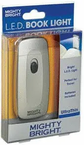 ULTRA THIN LED BOOK LIGHT SILVER