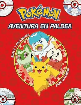 Aventura en Paldea: Busca y Encuentra para Colorear