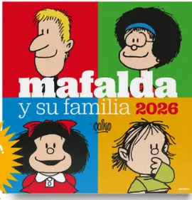 MAFALDA 2026, CALENDARIO DE PARED FAMILIA