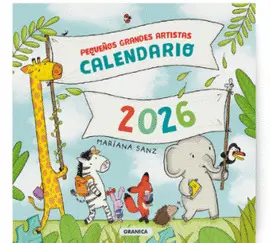 PEQUEÑOS GRANDES ARTISTAS 2026, CALENDARIO DE PARED - MARIANA SANZ