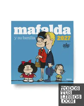 Mafalda 2027, Calendario de Pared Familia