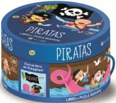 Piratas. Cajas Redondas. Con Puzzle. Edic. Ilustrado (Español)