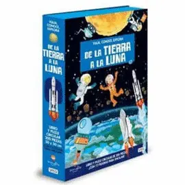 DE LA TIERRA A LA LUNA. VIAJA, CONOCE , EXPLORA. CON PUZZLE. EDIC. ILUSTRADO (ESPAÑOL) EDIC. ILUSTRADO (ESPAÑOL)