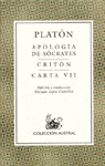 APOLOGIA DE SOCRATES.CRITON.CARTA V